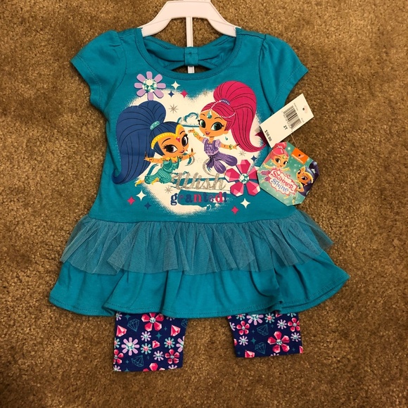 Nickelodeon Other - Girls 2T Shimmer and Shine outfit